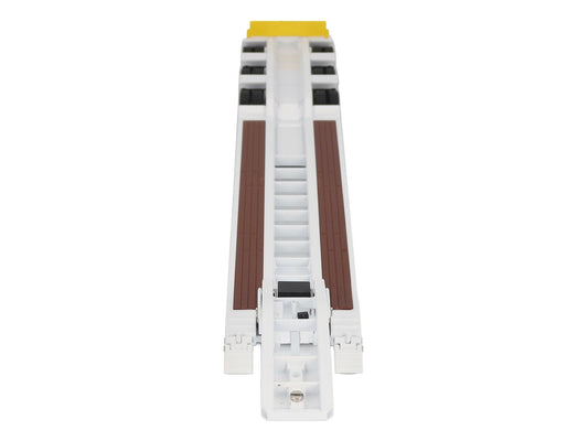 Trail King TK120 Hydraulic Detachable Gooseneck Lowboy Trailer White (Regular Version) "Transport Series" 1/50 Diecast Model by Diecast Masters