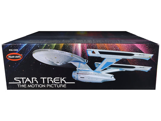 Skill 2 Model Kit U.S.S. Enterprise NCC-1701 Refit Spaceship "Star Trek: The Motion Picture" (1979) Movie 1/350 Scale Model by Polar Lights