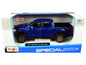 2019 Ford Ranger Lariat Sport Pickup Truck Dark Blue Metallic 1/27 Diecast Model Car by Maisto