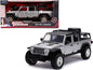 2020 Jeep Gladiator Pickup Truck Silver with Black Top "Fast & Furious" Series 1/24 Diecast Model Car by Jada