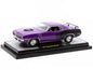 1971 Plymouth Barracuda 340 Purple with Black Limited Edition to 6650 pieces Worldwide 1/24 Diecast Model Car by M2 Machines