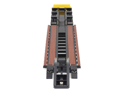 Trail King TK120 Hydraulic Detachable Gooseneck Lowboy Trailer Black (Regular Version) "Transport Series" 1/50 Diecast Model by Diecast Masters