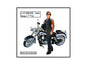 Biker Jane Figure For 1:12 Models by American Diorama