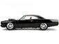 1970 Plymouth Road Runner 440 Black with Red Interior "Bigtime Muscle" Series 1/24 Diecast Model Car by Jada