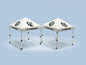 "Liberty Walk" Canopy 2 Piece Set White Limited Edition for 1/64 Scale Models by American Diorama