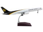 Boeing 757-200 Commercial Aircraft "UPS Worldwide Services" (N465UP) White with Brown Tail "Gemini 200" Series 1/200 Diecast Model Airplane by GeminiJets