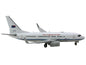 Boeing 737-700 Aircraft "Royal Australian Air Force" (A36-001) White with Blue Stripes "Gemini Macs" Series 1/400 Diecast Model Airplane by GeminiJets