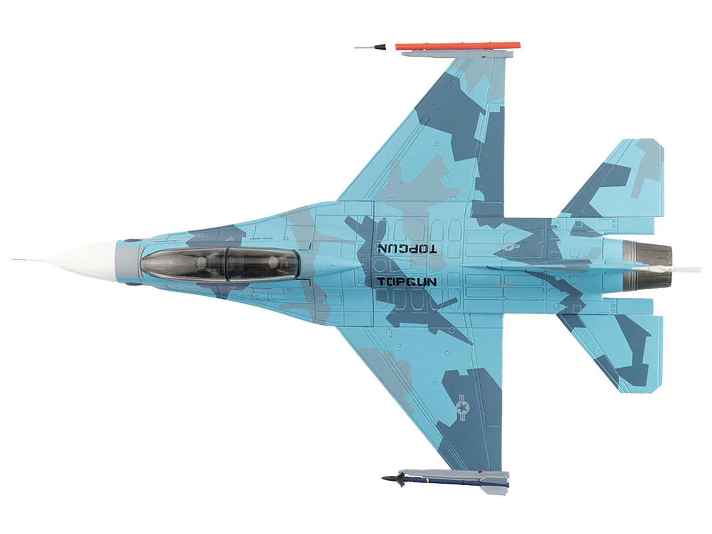 Lockheed F-16B Fighting Falcon Fighter Aircraft "Top Gun 04 Centennial of Naval Aviation" United States Navy "Air Power Series" 1/72 Diecast Model by Hobby Master