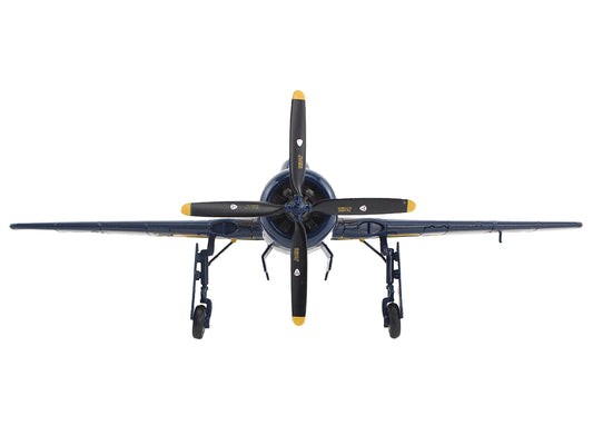 Grumman F8F Bearcat Fighter Aircraft "Blue Angels (#1-5 decals)" (1946) United States Navy "SkyMax Models" Series 1/72 Diecast Model by Hobby Master