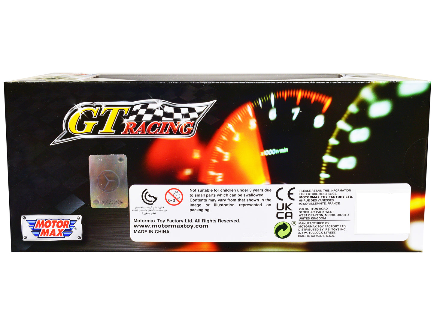 Ford GT #6 GT Racing 1/24 Diecast Car Model by Motormax