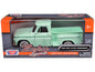 1966 GMC C1000 Fenderside Pickup Truck Light Green "Timeless Legends" Series 1/24 Diecast Model Car by Motormax