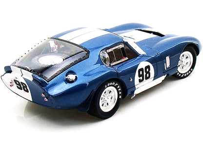 1965 Shelby Cobra Daytona Coupe #98 Blue 1/18 Diecast Model Car by Shelby Collectibles